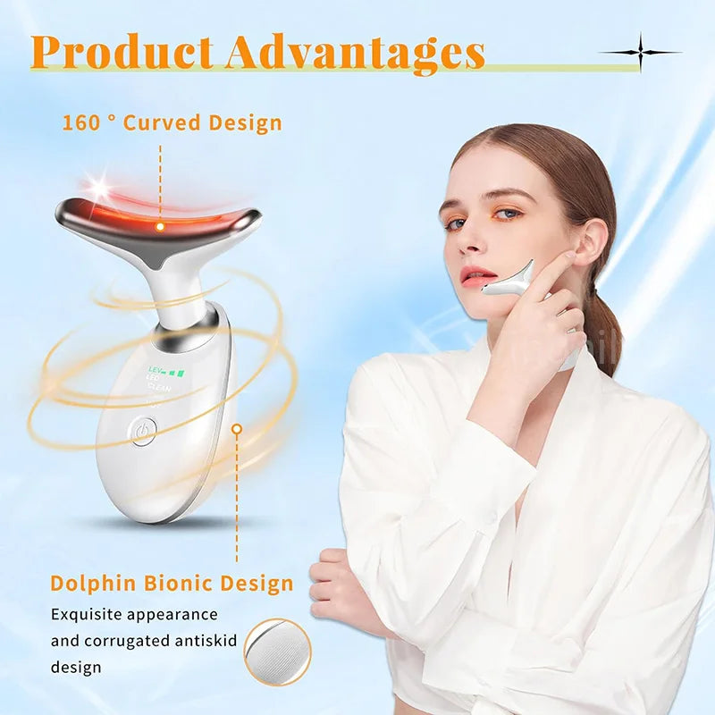 LumaLift EMS neck and face lifting device